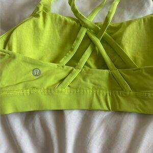 lululemon athletica Green Sports Bra Intimates & Sleepwear